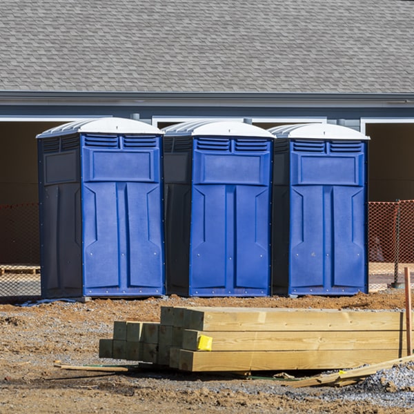 are there any restrictions on where i can place the portable toilets during my rental period in Chewton PA